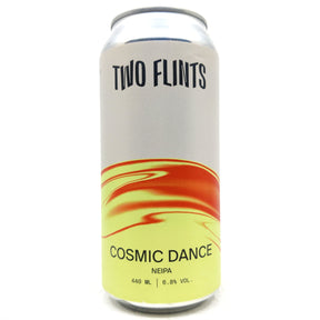 Two Flints Cosmic Dance New England IPA 6.8% (440ml can)-Hop Burns & Black