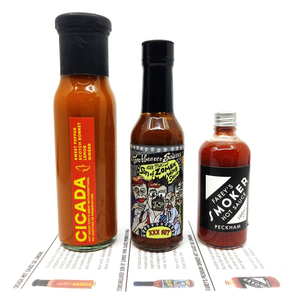 6 month bi-monthly (3 boxes) pre-paid Burns Box GIFT hot sauce subscription-Hop Burns & Black