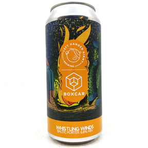 Left Handed Giant x Boxcar Whistling Winds Baltic Porter 6.8% (440ml can)-Hop Burns & Black