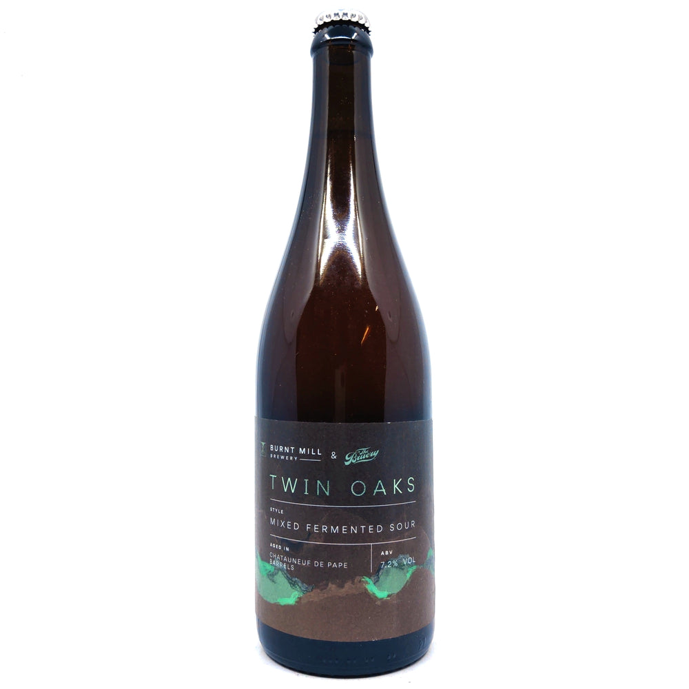 Burnt Mill x The Bruery Twin Oaks Mixed Fermented Sour 7% (750ml)-Hop Burns & Black