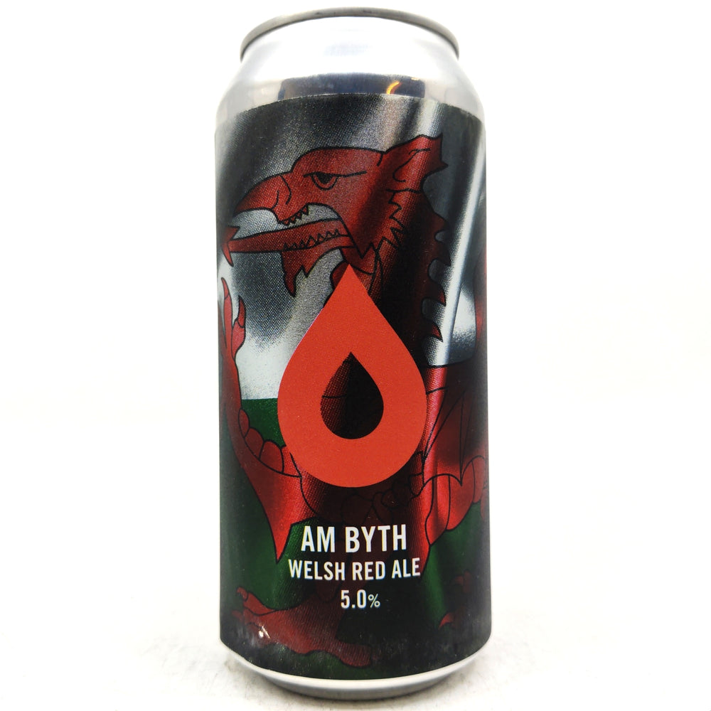 Polly's Brew Co Am Byth Welsh Red Ale 5% (440ml can)-Hop Burns & Black