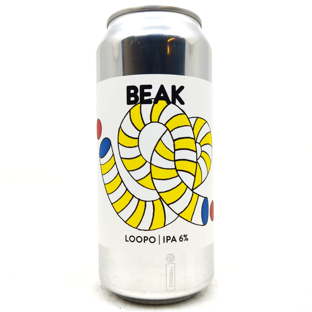 Beak Brewery Loopo IPA 6% (440ml can)-Hop Burns & Black