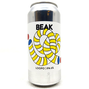 Beak Brewery Loopo IPA 6% (440ml can)-Hop Burns & Black
