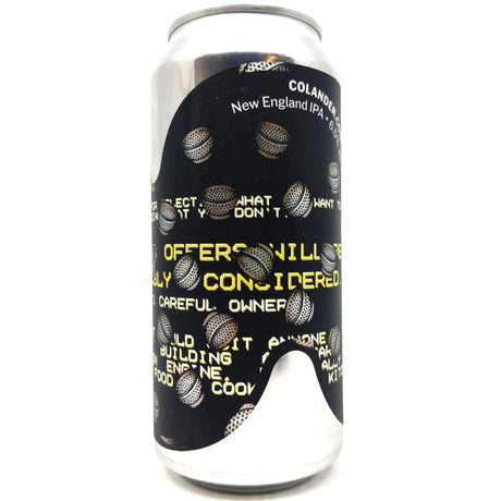 Sureshot Colander.com New England IPA 6.5% (440ml can)-Hop Burns & Black