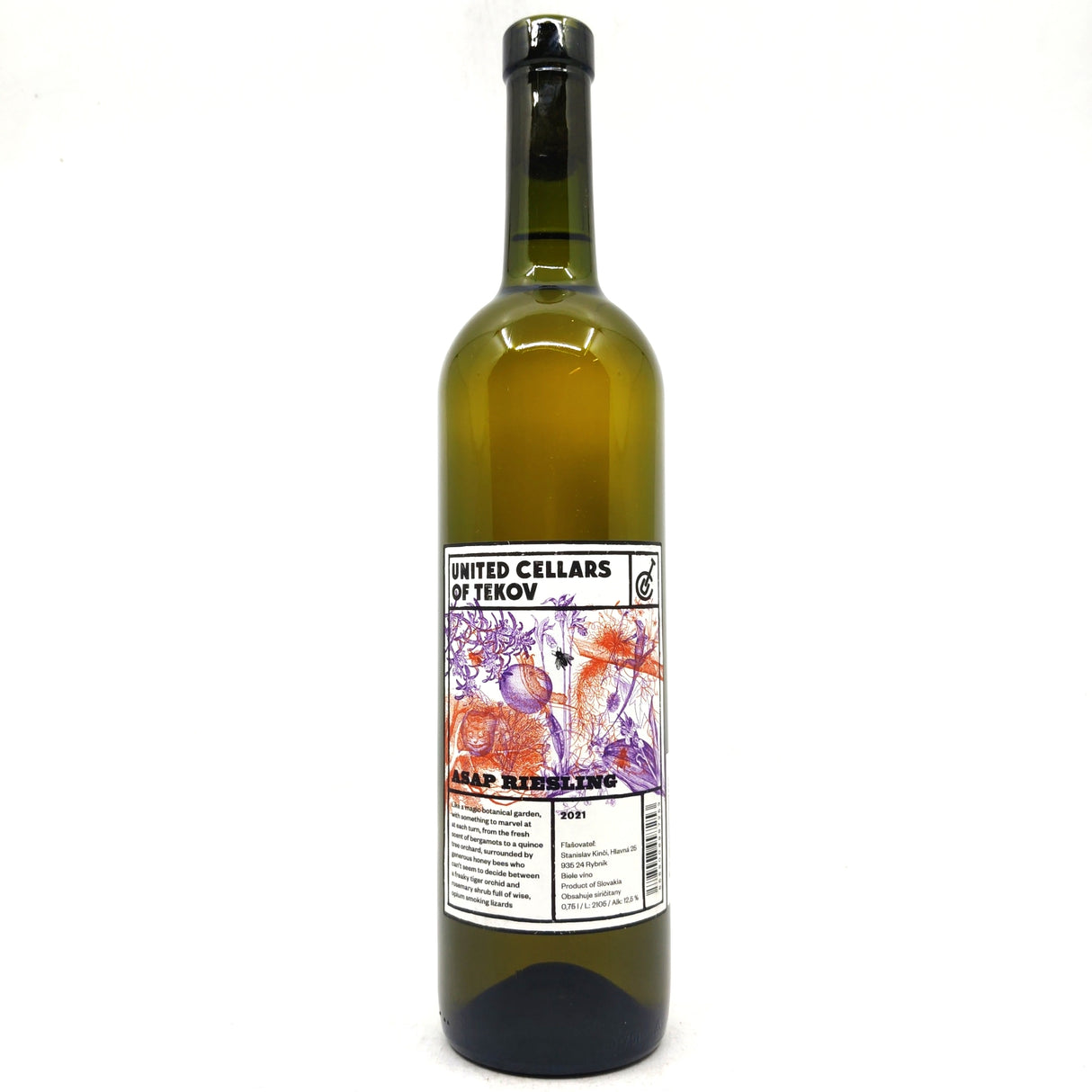 United Cellars of Tekov ASAP Riesling 2021 (750ml)-Hop Burns & Black