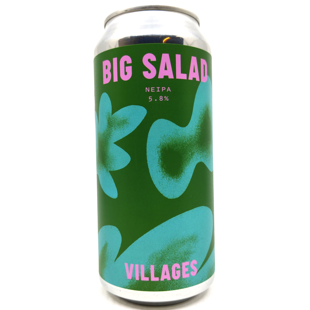 Villages Big Salad New England IPA 5.8% (440ml can)-Hop Burns & Black