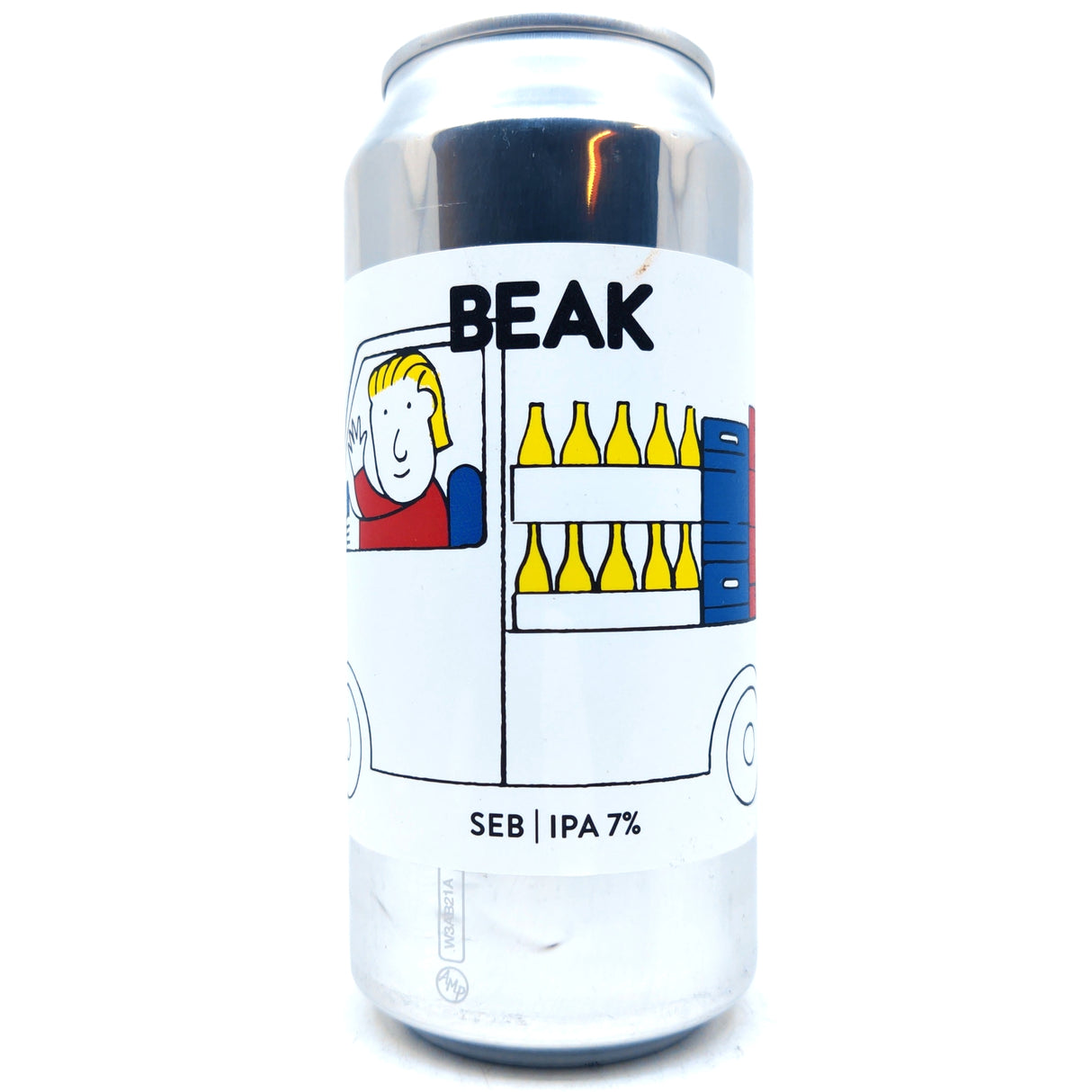 Beak Brewery Seb IPA 7% (440ml can)-Hop Burns & Black