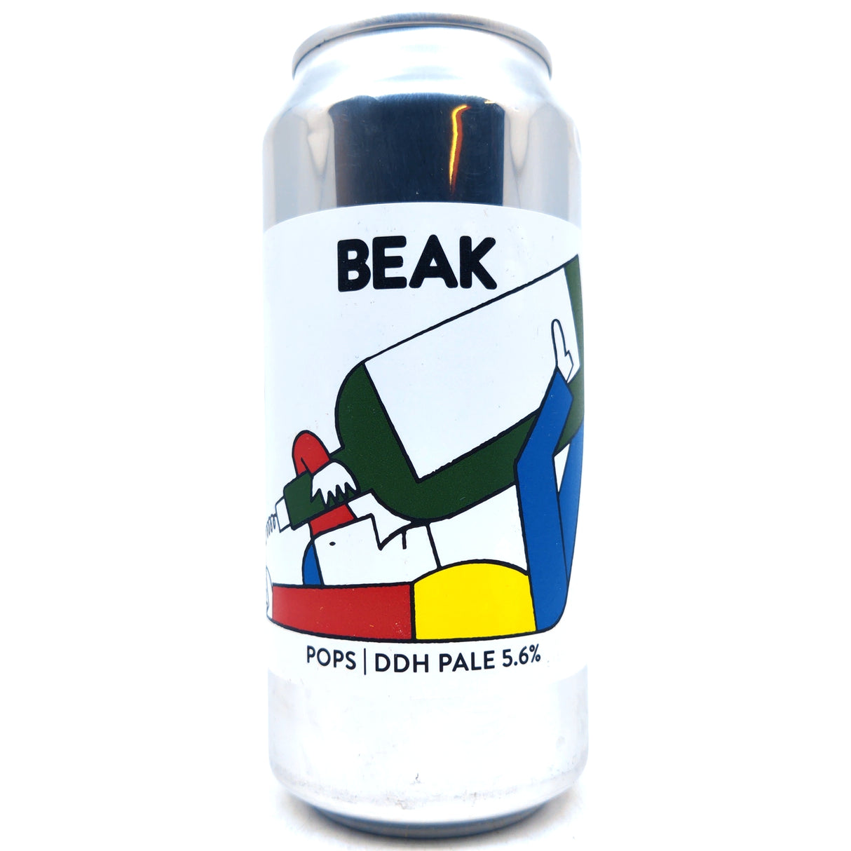 Beak Brewery Pops DDH Pale Ale 5.6% (440ml can)-Hop Burns & Black