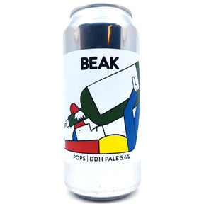 Beak Brewery Pops DDH Pale Ale 5.6% (440ml can)-Hop Burns & Black