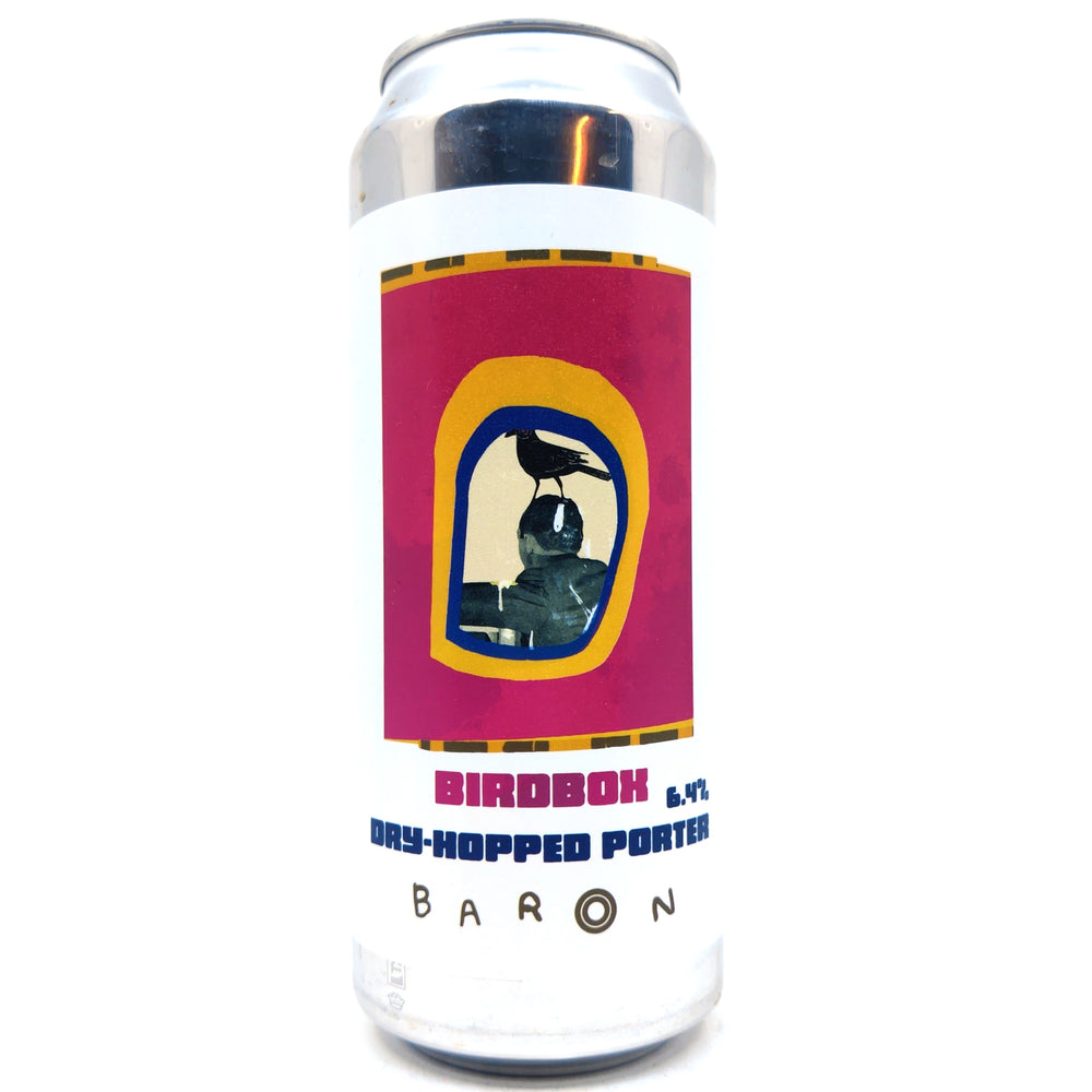Baron Brewing Birdbox Porter 6.4% (500ml can)-Hop Burns & Black