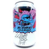 Lervig No Worries Wild Berries Alcohol-Free Pale Ale 0.5% (330ml can)-Hop Burns & Black