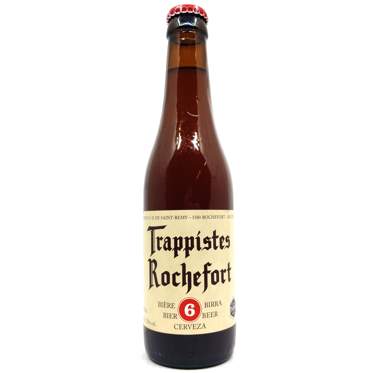 Trappistes Rochefort 6 Dubbel 7.5% (330ml)-Hop Burns & Black