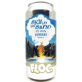 Floc Brewing x Verdant Sky In The Sand Double IPA 8% (440ml can)-Hop Burns & Black