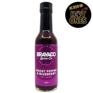 Bravado Ghost Pepper & Blueberry Hot Sauce (148ml)-Hop Burns & Black