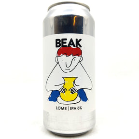 Beak Brewery Lome IPA 6% (440ml can)-Hop Burns & Black