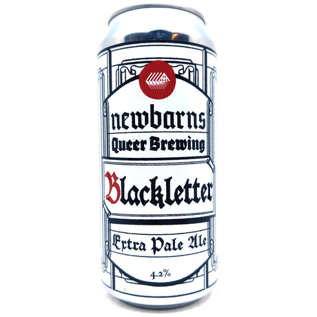 Newbarns x Queer Brewing Blackletter Extra Pale Ale 4.2% (440ml can)-Hop Burns & Black