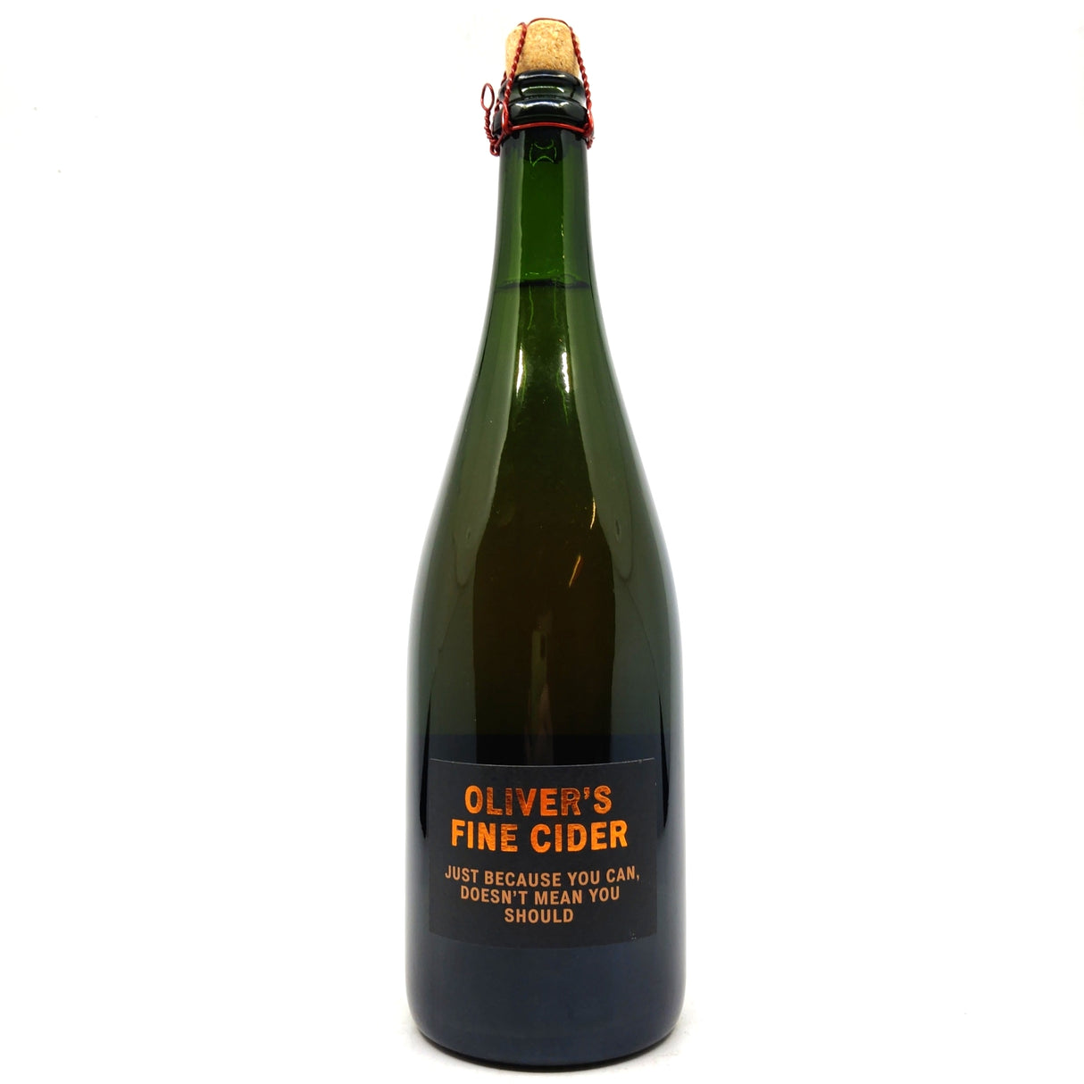 Oliver's Just Because You Can Doesn’t Mean You Should Cider 2021 5.7% (750ml)-Hop Burns & Black
