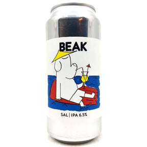 Beak Brewery Sal IPA 6.5% (440ml can)-Hop Burns & Black
