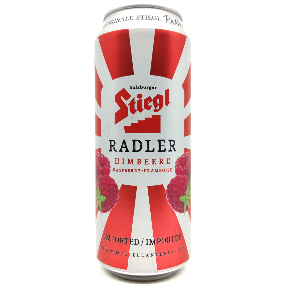 Stiegl Raspberry Radler Himbeere 2.5% (500ml can)-Hop Burns & Black