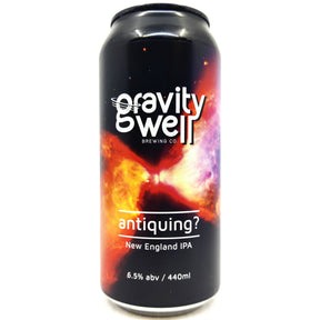 Gravity Well Antiquing IPA 6.5% (440ml can)-Hop Burns & Black