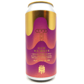 Track How We Move Gold Top Double IPA 8.5% (440ml can)-Hop Burns & Black
