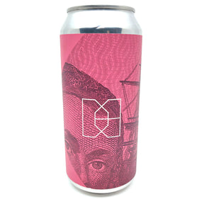 Double Barrelled Seven Dollar Saturday Milk Stout 5.6% (440ml can)-Hop Burns & Black
