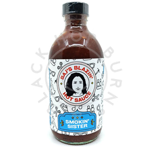 Baj's Blazin' Hot Sauce Smokin’ Sister Hot Sauce (240ml)-Hop Burns & Black
