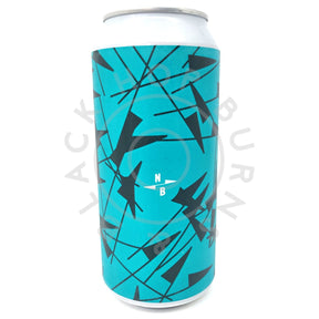 North Brewing Co Double Dry Hopped Transmission IPA 6.9% (440ml can)-Hop Burns & Black