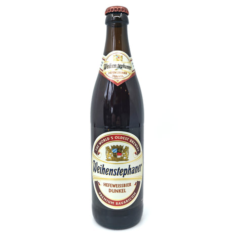 Weihenstephaner Hefeweissbier Dunkel 5.3% (500ml)-Hop Burns & Black