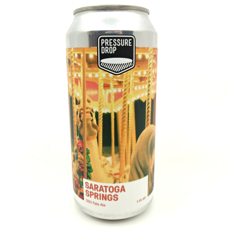 Pressure Drop Saratoga Springs DDH Pale Ale 5.8% (440ml can)-Hop Burns & Black