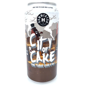 Hammerton Brewery City of Cake Milk Stout 5.5% (440ml can)-Hop Burns & Black
