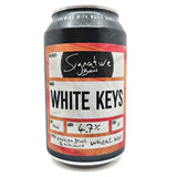Signature Brew White Keys Passionfruit & Hibiscus Wheat Beer 4.7% (330ml can)-Hop Burns & Black