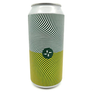 North Brewing Co x Gipsy Hill Triple Fruited Gose White Peach & Jasmine 4.5% (440ml can)-Hop Burns & Black