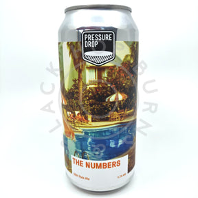 Pressure Drop The Numbers DDH Pale Ale 5.2% (440ml can)-Hop Burns & Black