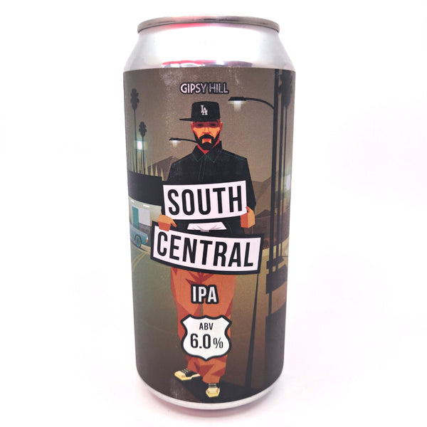 Gipsy Hill South Central IPA 6% (440ml can)-Hop Burns & Black
