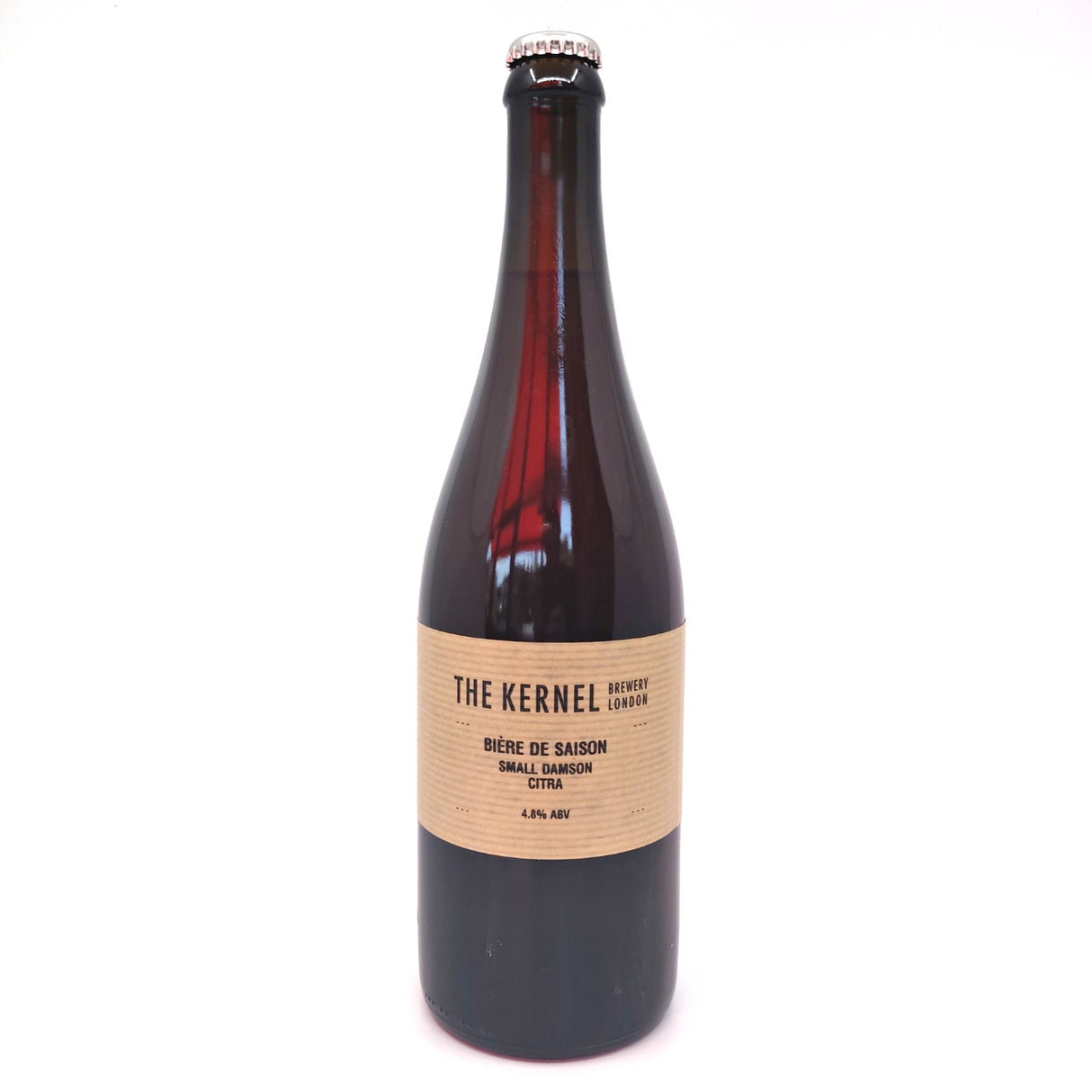 Kernel Biere de Saison Small Damson Citra 4.8% (750ml)-Hop Burns & Black
