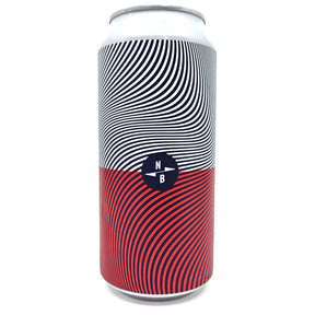 North Brewing Co Triple Fruited Gose Strawberry Apricot 4.1% (440ml can)-Hop Burns & Black