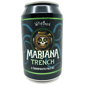 Weird Beard Mariana Trench Pale Ale 5.3% (330ml can)-Hop Burns & Black