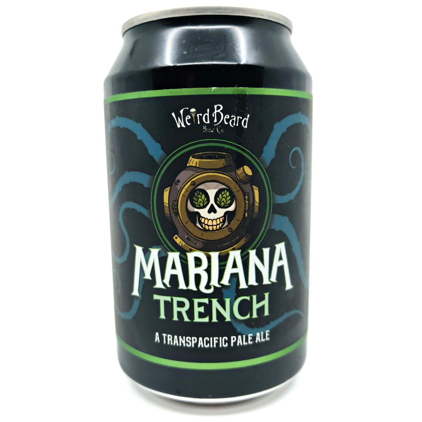Weird Beard Mariana Trench Pale Ale 5.3% (330ml can)-Hop Burns & Black