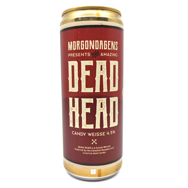 Morgondagens Bryggeri Dead Head Candy Weisse 4.5% (330ml can)-Hop Burns & Black