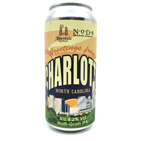 Abbeydale Greetings From Charlotte North Carolina IPA 6.2% (440ml can)-Hop Burns & Black
