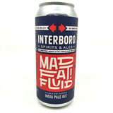 Interboro Mad Fat Fluid DDH IPA 7% (473ml can)-Hop Burns & Black