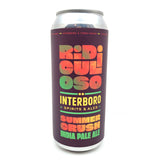 Interboro x Tired Hands Ridiculoso Summer Crush IPA 5.6% (473ml can)-Hop Burns & Black