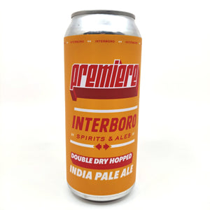 Interboro Premiere DDH IPA 6% (473ml can)-Hop Burns & Black