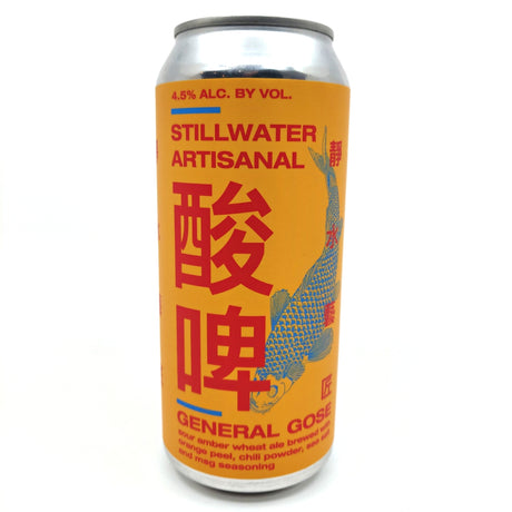 Stillwater General Gose 4.5% (473ml can)-Hop Burns & Black