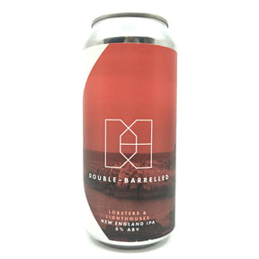 Double Barrelled Lobsters & Lighthouses IPA 6% (440ml can)-Hop Burns & Black