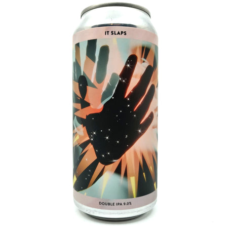 Gamma Brewing It Slaps Double IPA 9% (440ml can)-Hop Burns & Black
