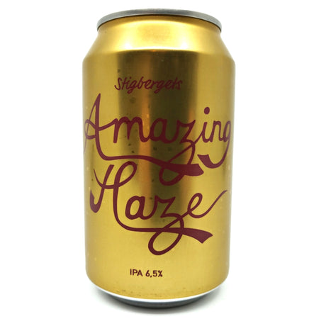 Stigbergets Amazing Haze IPA 6.5% (330ml can)-Hop Burns & Black