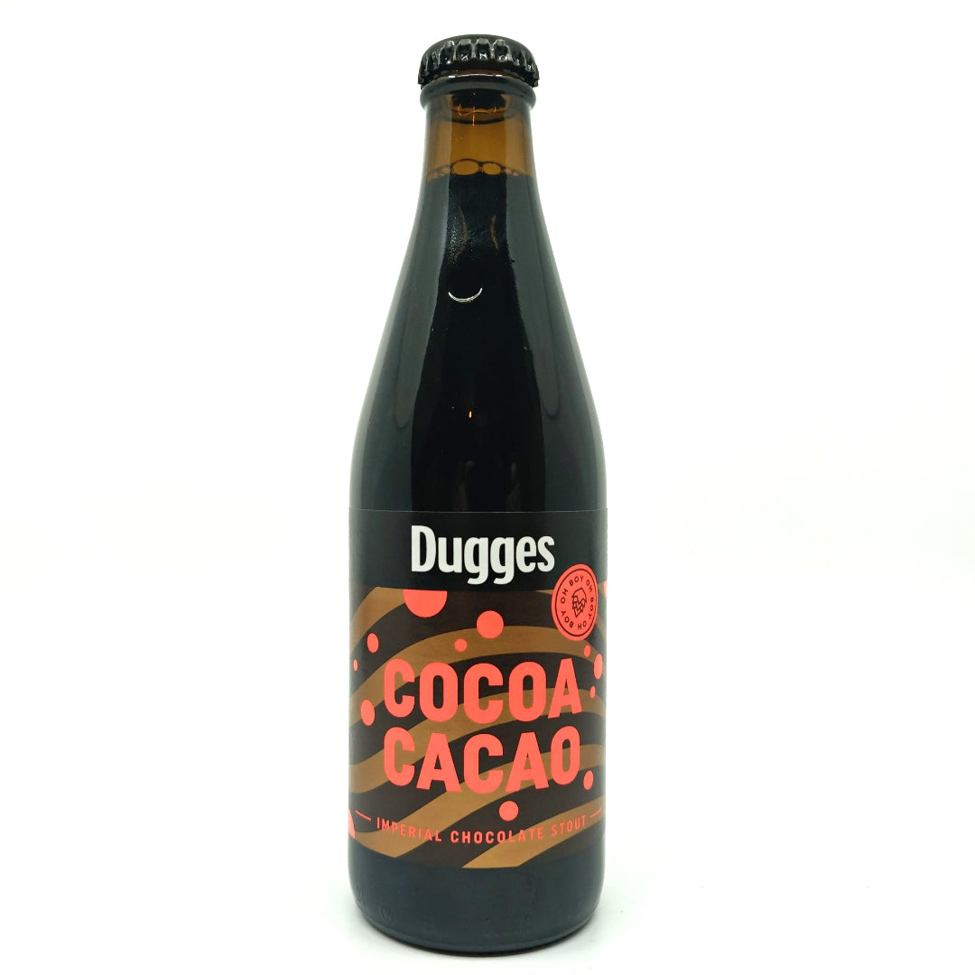 Dugges Cocoa Cacao Imperial Chocolate Stout 11.5% (330ml)-Hop Burns & Black