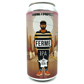 Gipsy Hill x Popihn Ferme New England IPA 5.5% (440ml can)-Hop Burns & Black